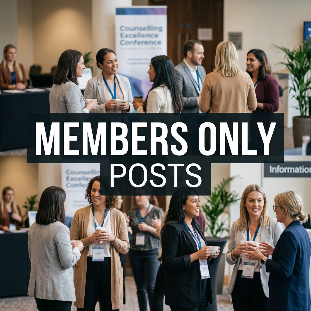 MEMBERS ONLY POSTS; Counselling Excellence Conference; Information